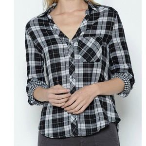 Soft Joie Cydnee Plaid Button Down Shirt